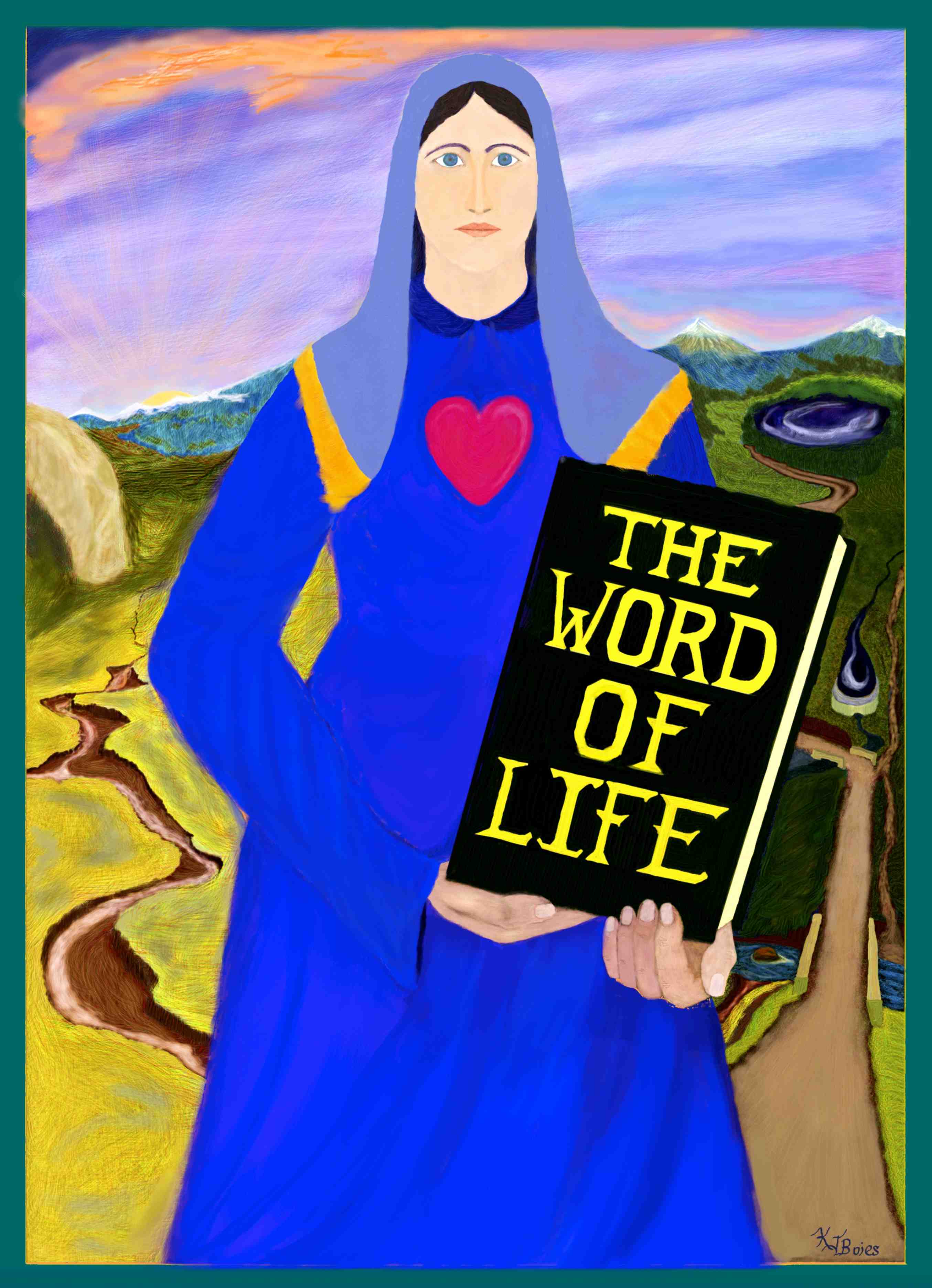 Mary Holding the Word Child